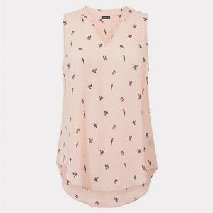 Torrid Blush Sparrows Hi-Lo Tank